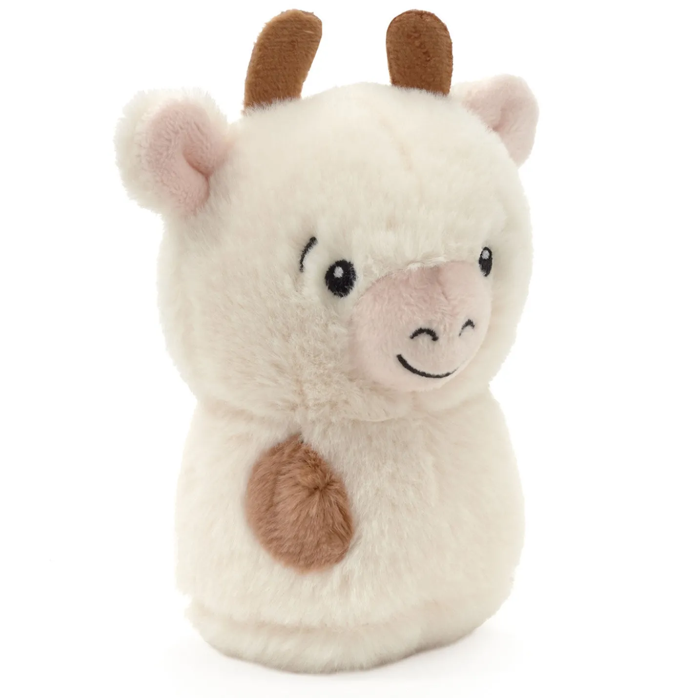 Zip-Along Cow Plush Toy