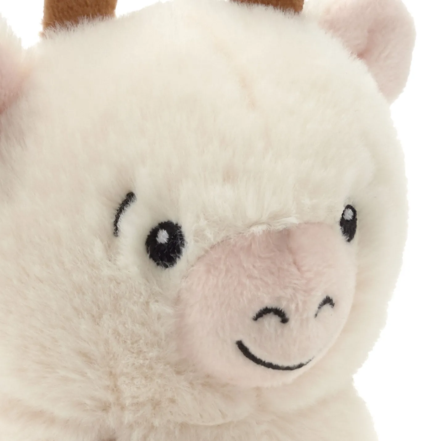Zip-Along Cow Plush Toy