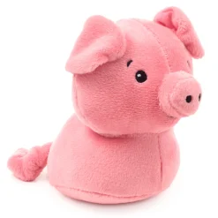 Zip-Along Pig Plush Toy