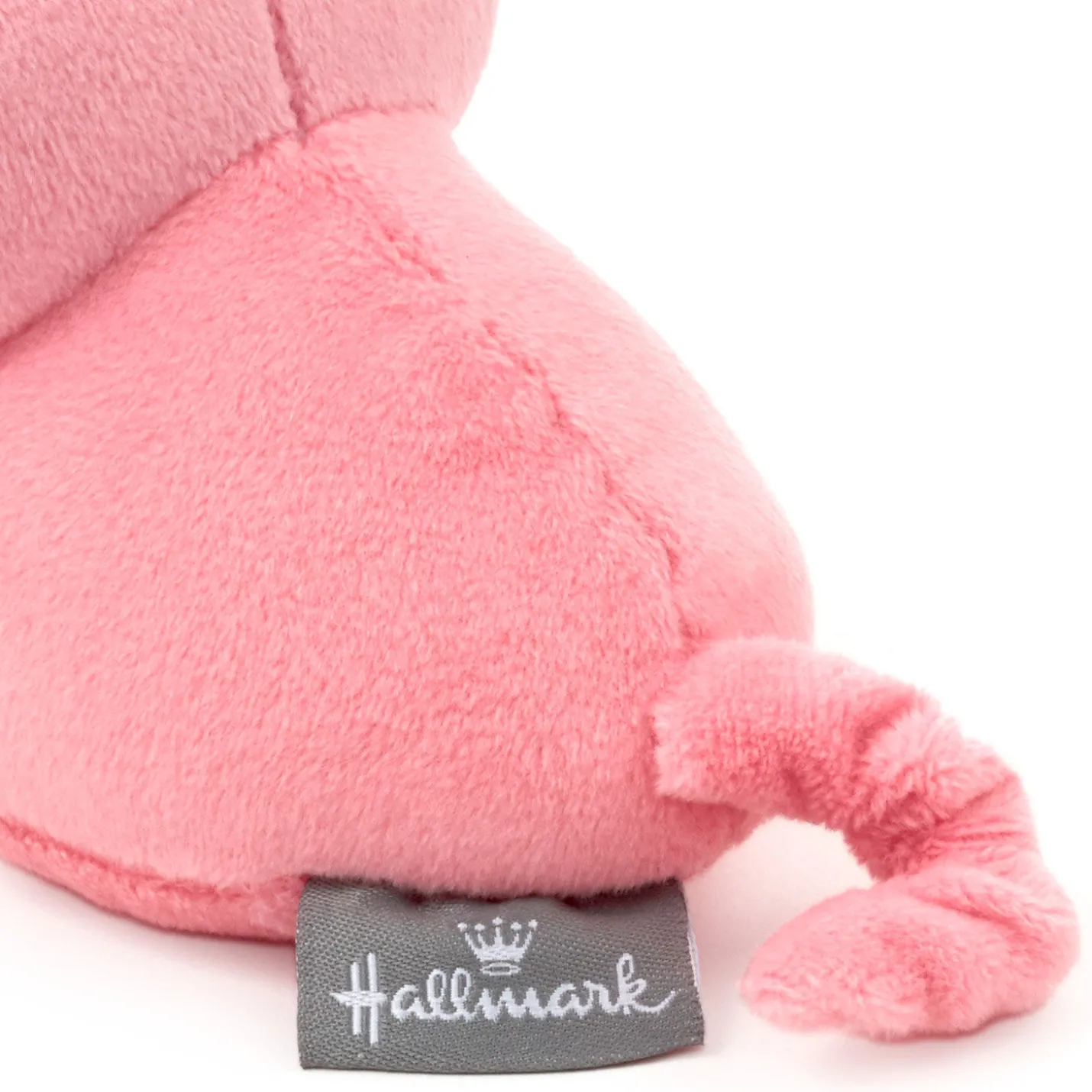 Zip-Along Pig Plush Toy