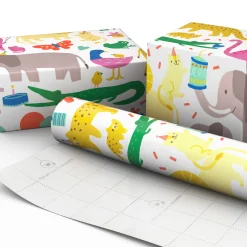 Zoo Animals Wrapping Paper, 20 sq. ft.